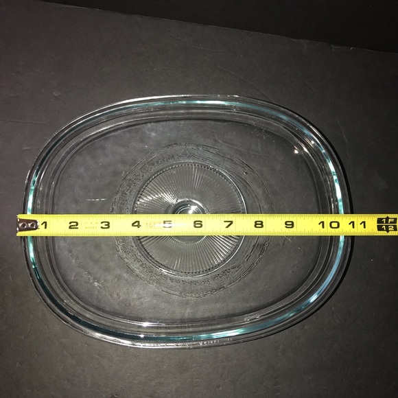 Pyrex Glass Replacement Lid DC-1.5-C Corning Ware Oval Casserole - Picture 4 of 8